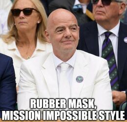 Rubber mask memes