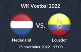 Nederland ecuador wk 2022 wedden