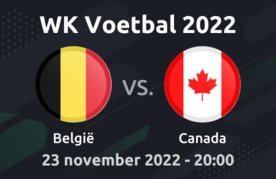 Belgie canada wk voetbal 2022