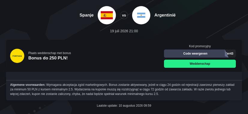 WK Voetbal 2026 Voorspelling