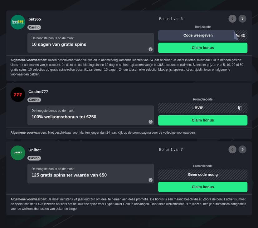 Risicobeheer bij Online Casino's