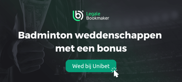 badminton sportweddenschappen bij een online bookmaker