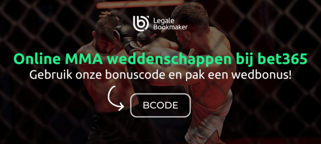 mma wedbonus bij bet365