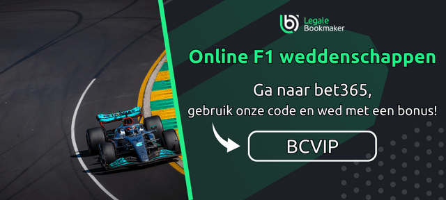 wedden op f1 bij legale online bookmaker
