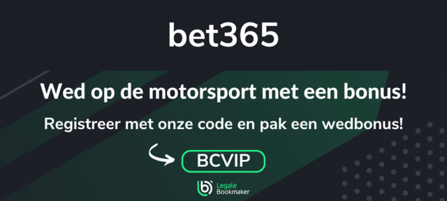 motorsport sportweddenschappen met een bonus bij een online bookmaker