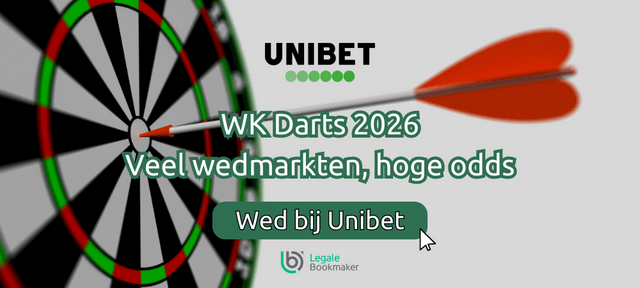weddenschappen wk darts 2026