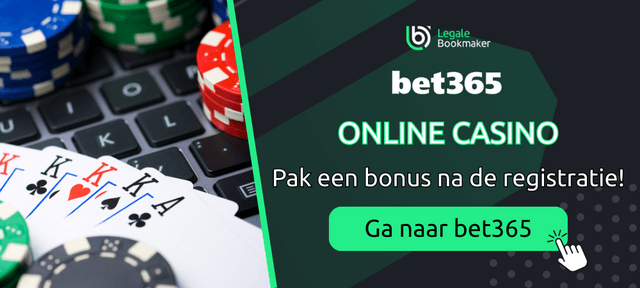 registratie bij het online casino van bet365 nederland