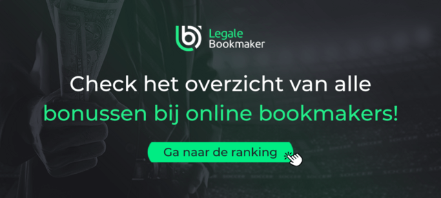 rangschikking bonussen bookmakers nederland