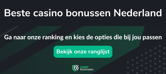 ranking online casino bonussen nederland